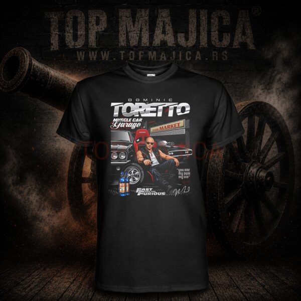 Fast and Furious - Toretto - Majica crna