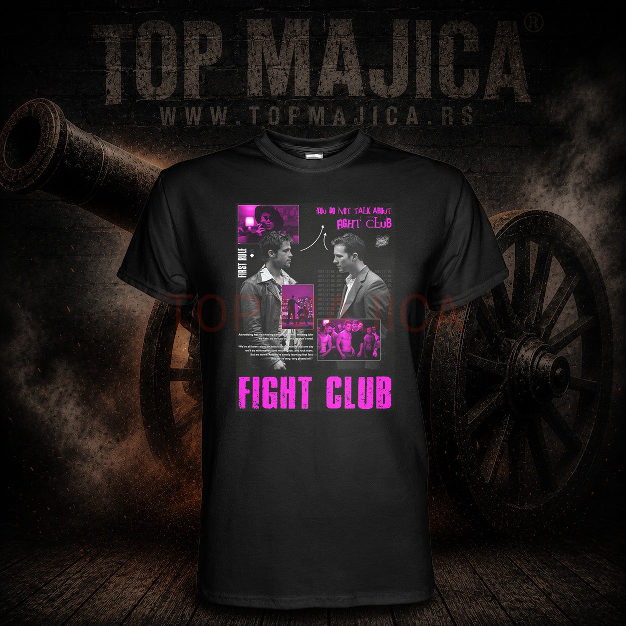 Fight club majica Fight Club - Majica crna Fight club majica
