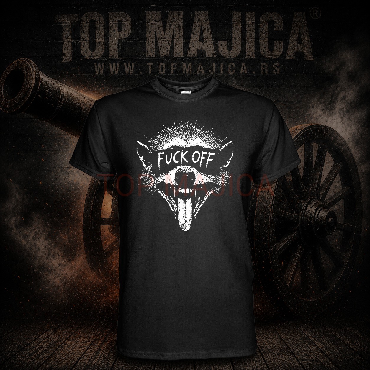 Fuck Off - Majica crna Fuck off majica crna