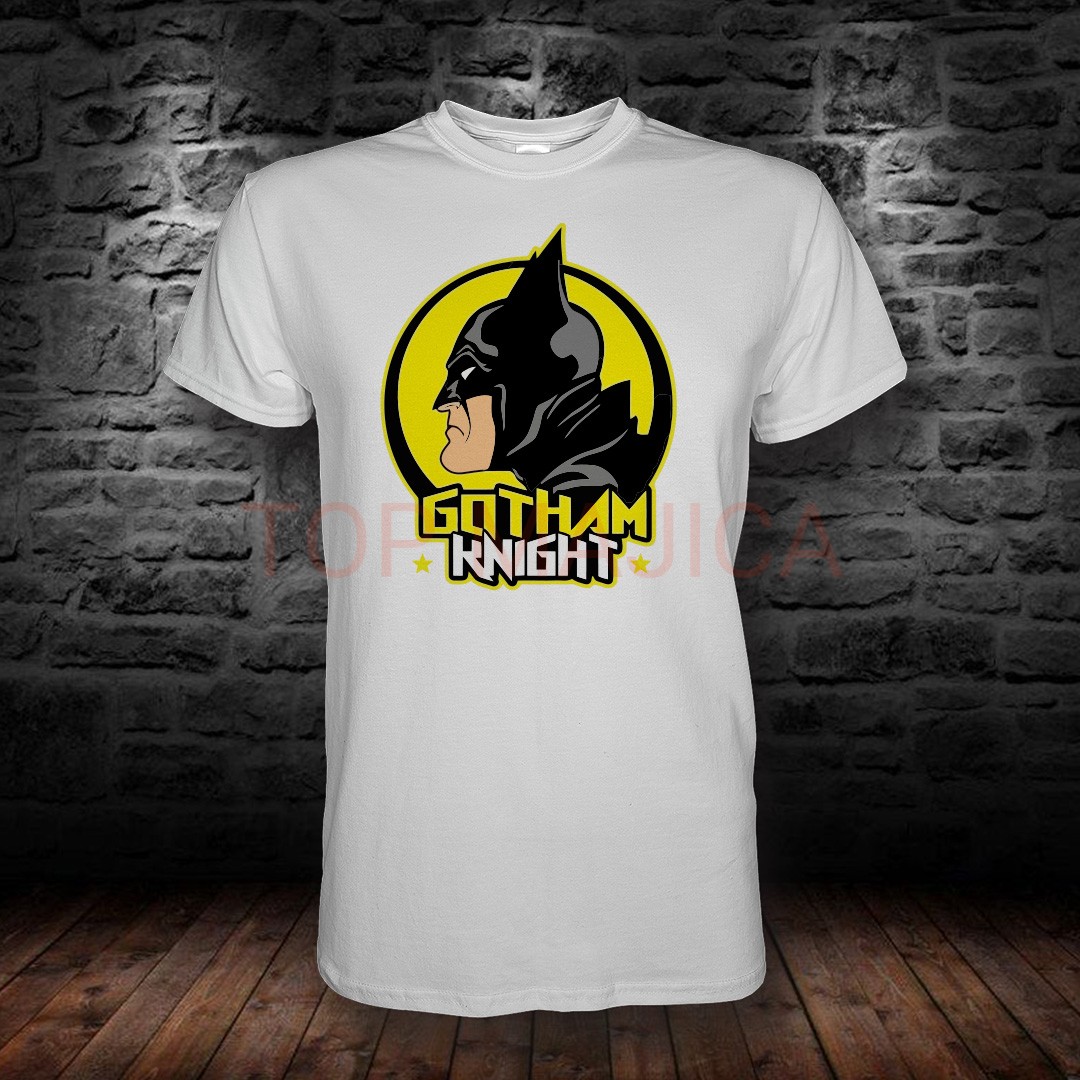 GOTHAM BELA Gotham Knight - Majica bela GOTHAM BELA