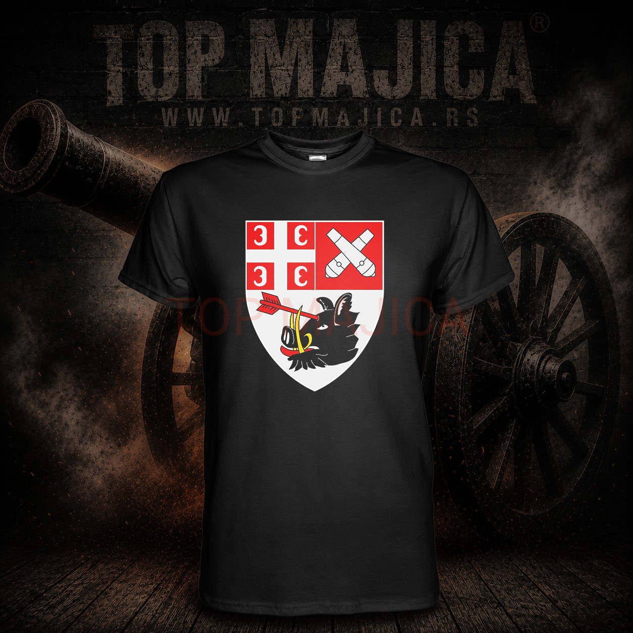 Sumadija grb - Majica crna GRB SUMADIJA CRNA MAJICA