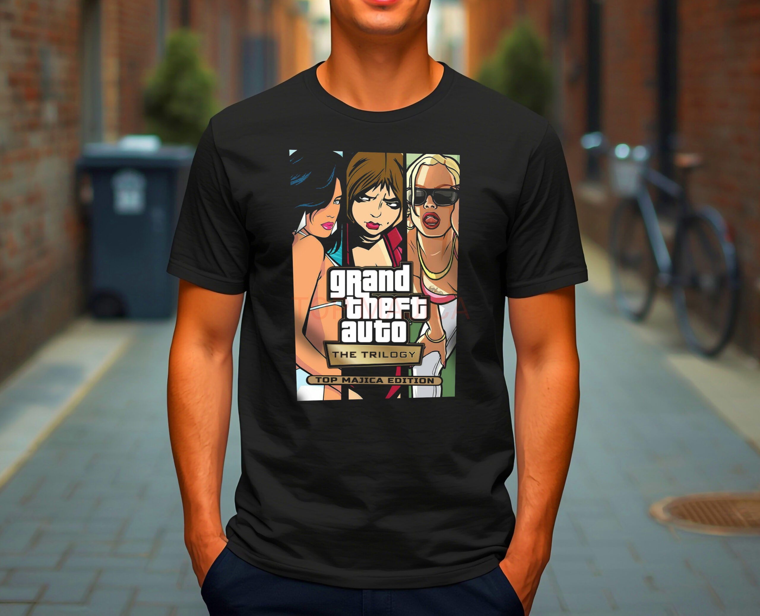 GTA Trilogy - Majica crna GTA Trilogy majica scaled
