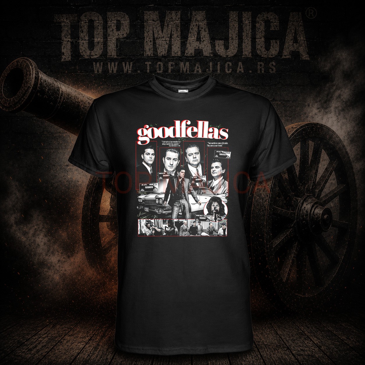 Goodfellas majica crna Goodfellas - Majica crna Goodfellas majica crna