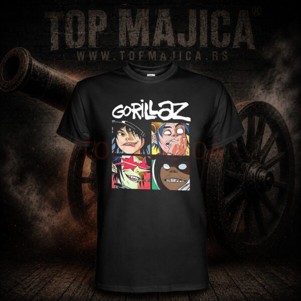 Gorillaz squad - Majica crna