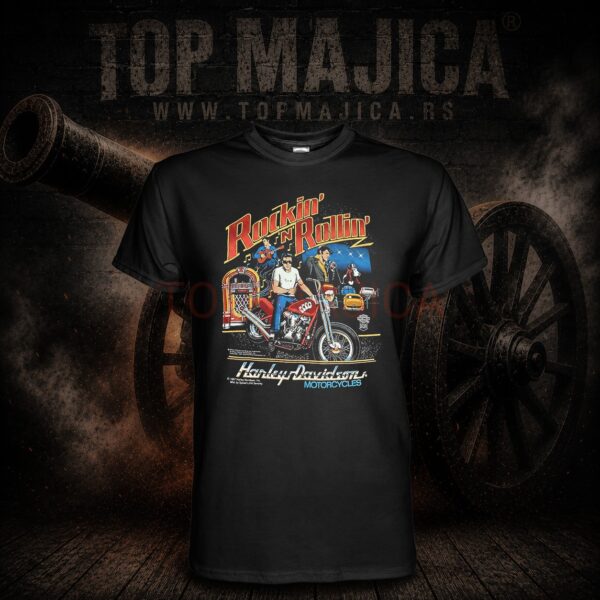 Harley Davidson Beatles edition - Majica crna