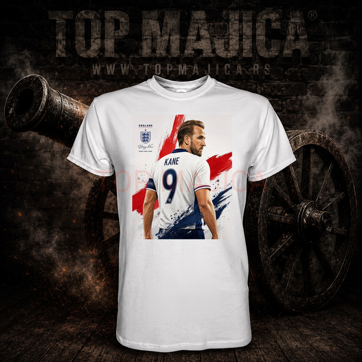 Harry Kane majica Harry Kane - Hari Kejn majica bela Harry Kane majica