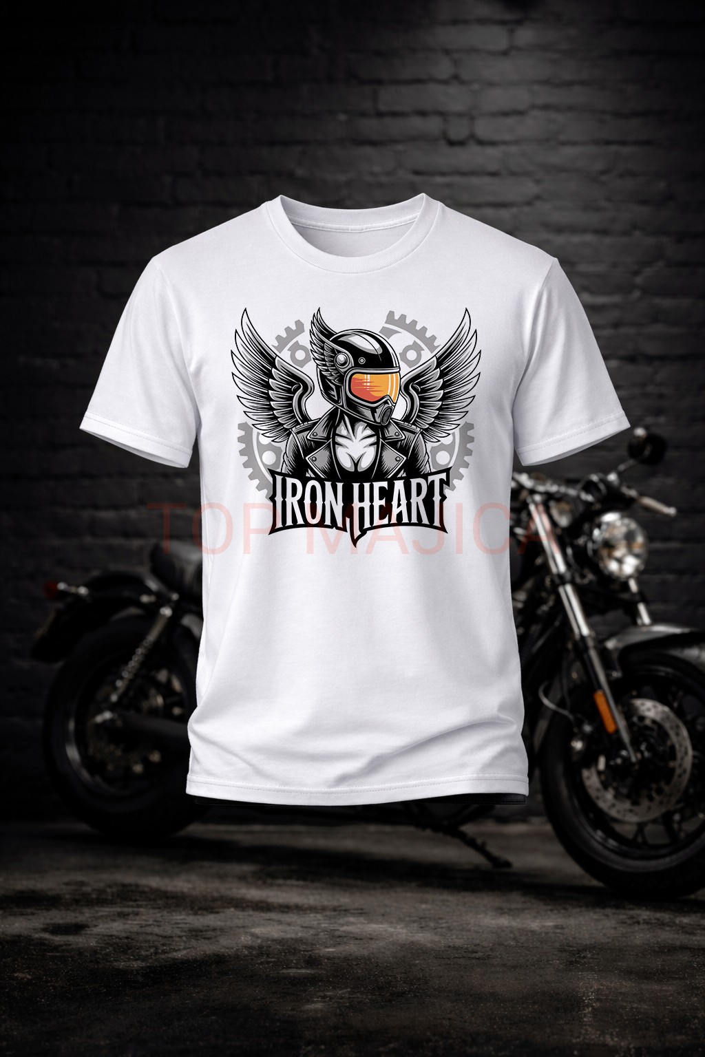 Iron Heart - Majica bela Iron heart