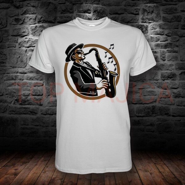 Jazz saxophone majica