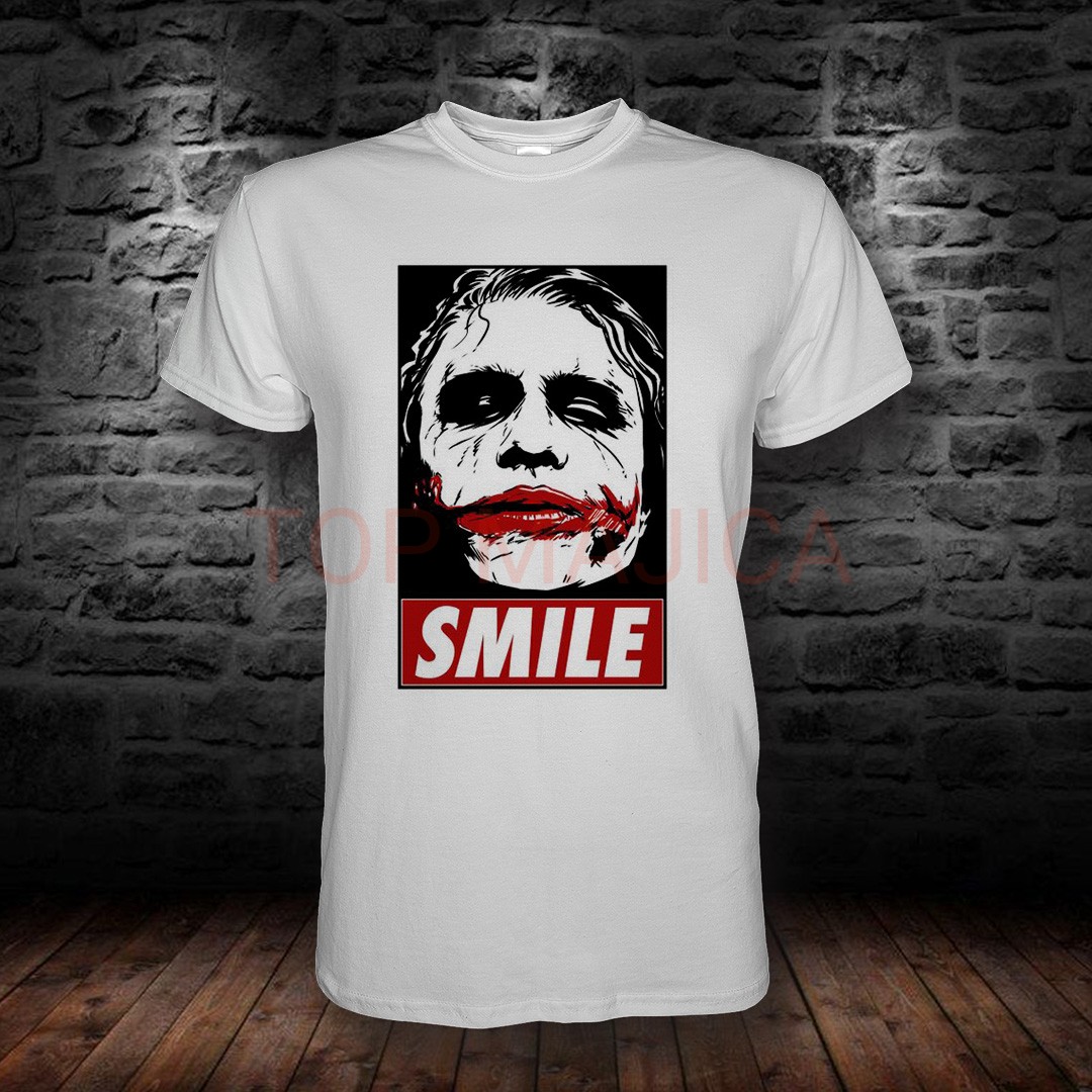 JOKER SMILE BELA Joker smile - Majica bela JOKER SMILE BELA