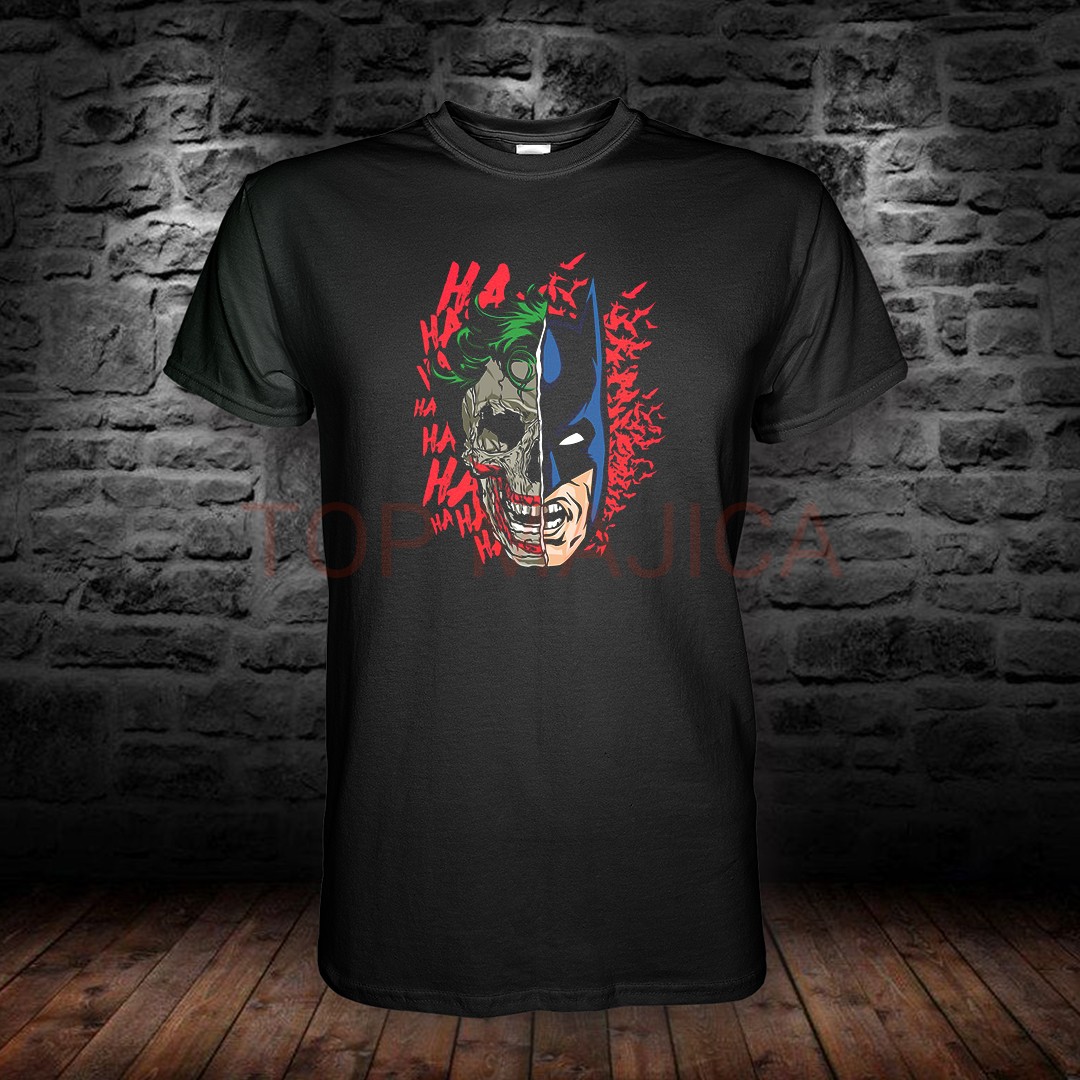 JOKER VS BATMAN Joker vs Batman - Majica crna JOKER VS BATMAN