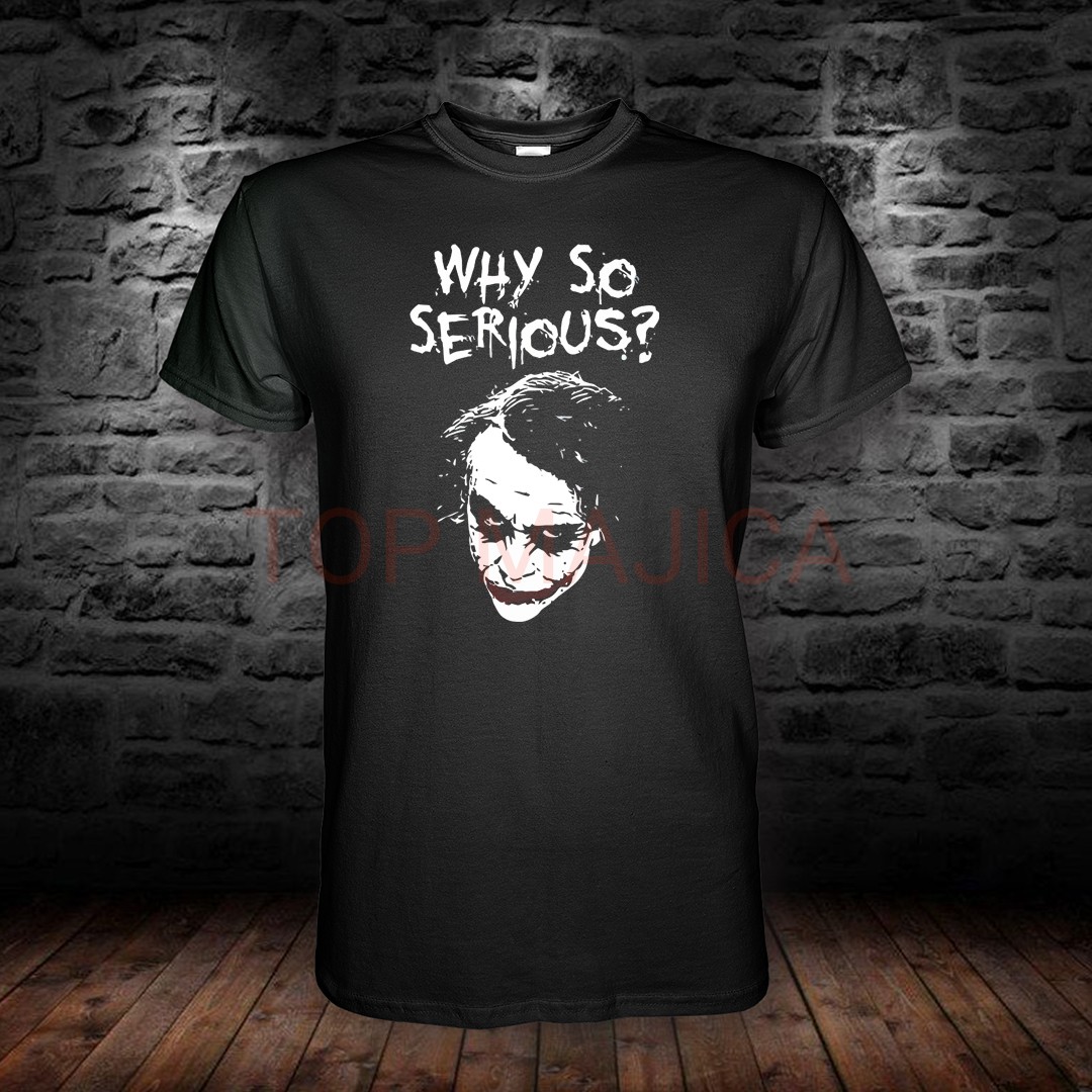 JOKER WHY SO CRNA Joker - Why so serious - Majica crna JOKER WHY SO CRNA