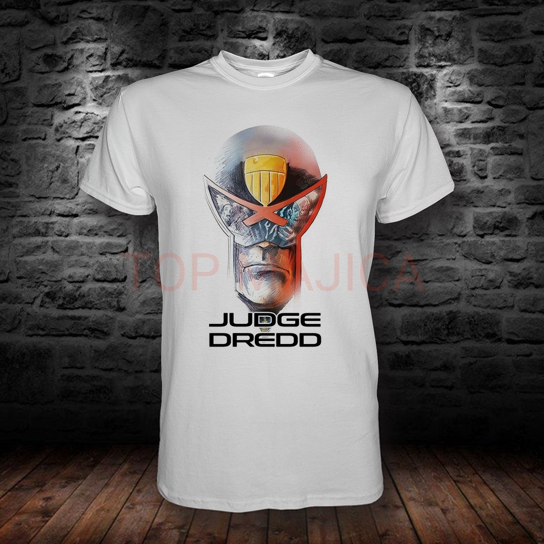 Judge Dredd - Majica bela JUDGE MAJICA