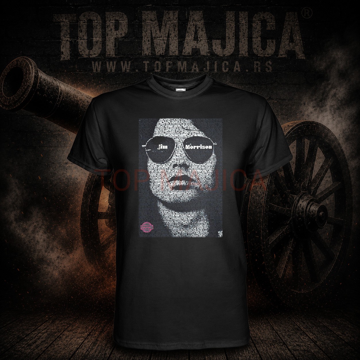 Jim Morrison The Doors Jim Morrison - The Doors - Majica crna Jim Morrison The Doors