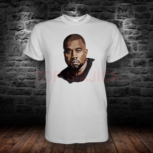 Kanye West majica bela