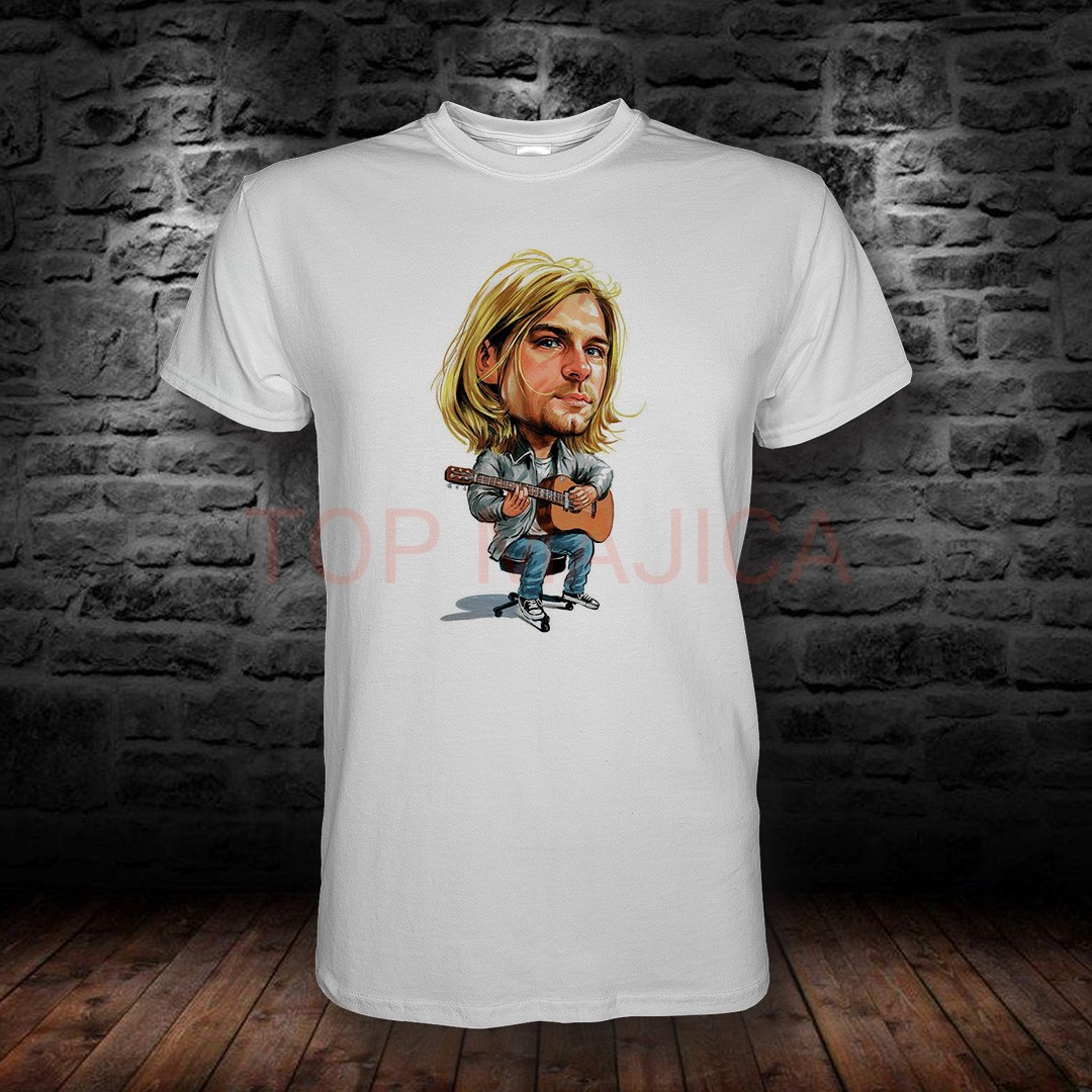 Kurt Cobain karikatura - Majica KURT COBEIN