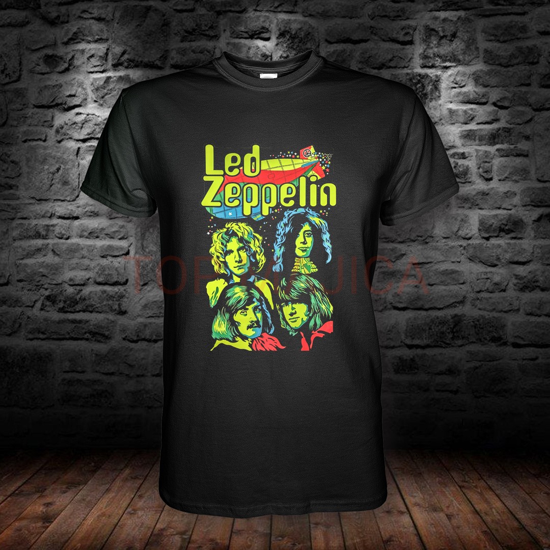 Led Zeppellin Peace majica LED ZEPPELIN PEACE CRNA