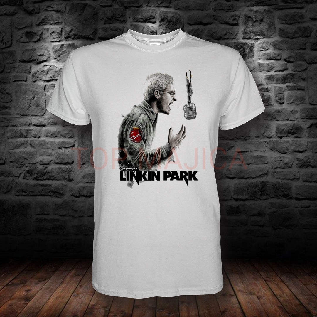 LINKIN PARK majica Linkin Park microphone majica LINKIN PARK majica
