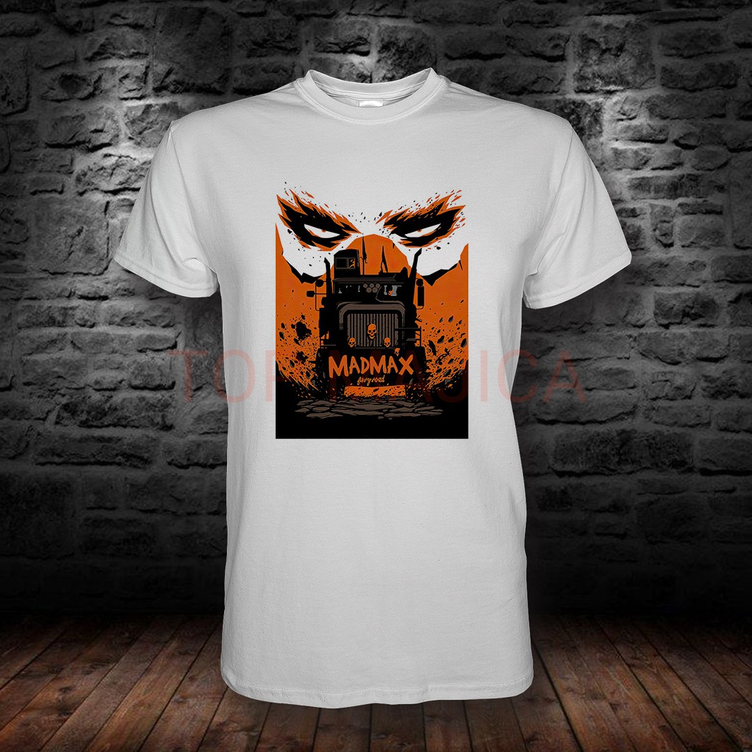 MAD MAX TRACK Mad Max track - Majica bela MAD MAX TRACK