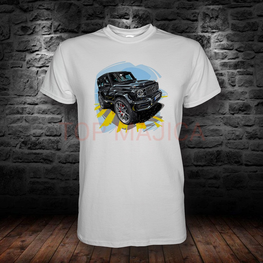 Mercedes Benz G Klasa black - Majica bela MERCEDES G KLASA