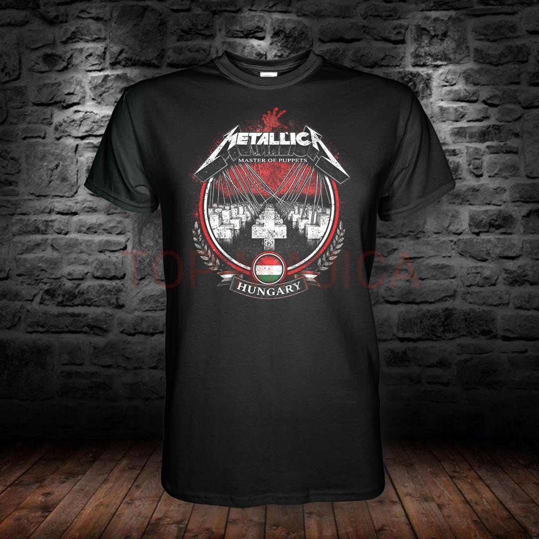 Metallica Hungary - Majica crna Metallica Hungary majica