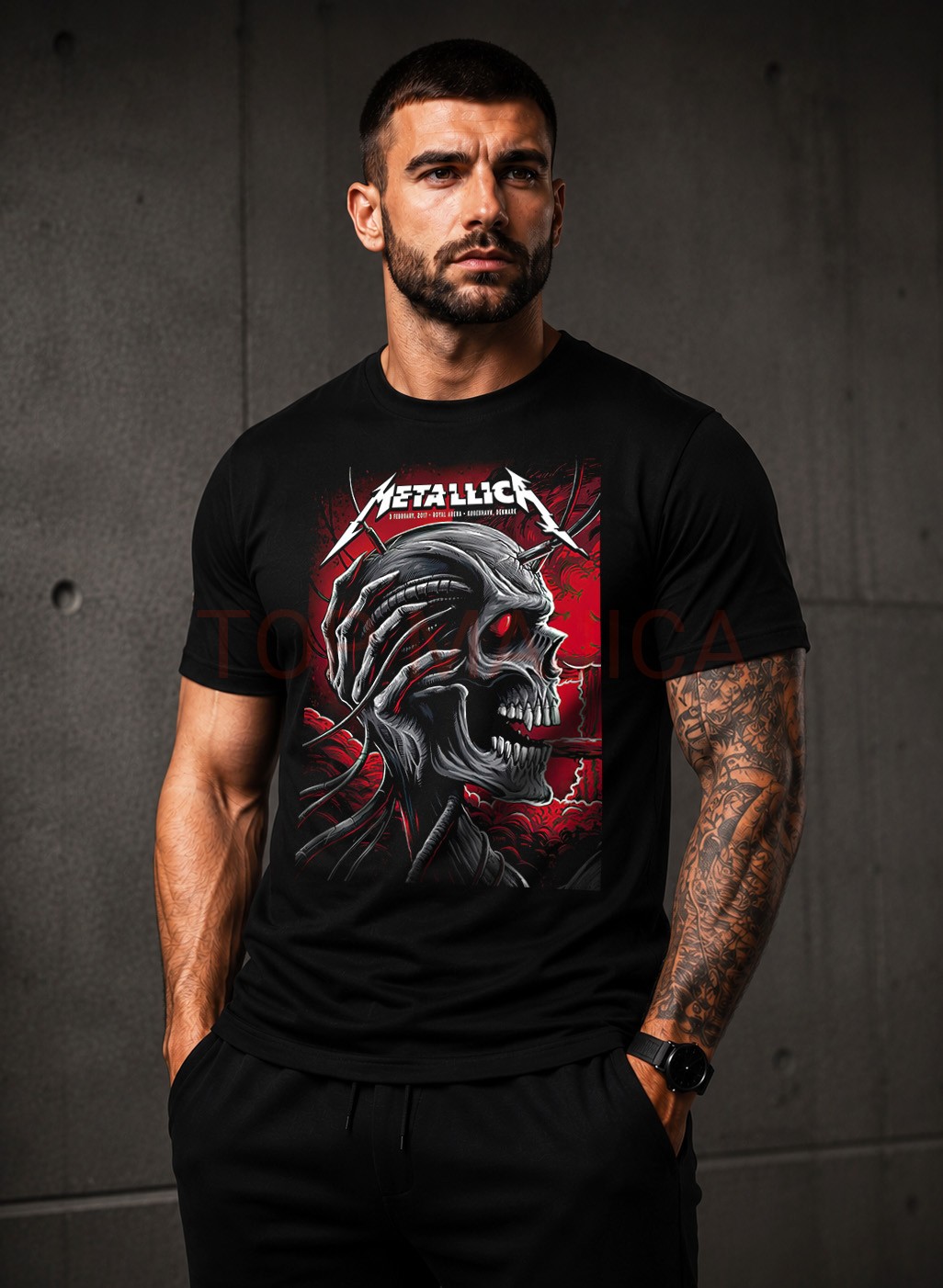 Metallica Denmark majica crna Metallica denmark majica crna