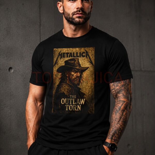Metallica the outlaw torn majica crna