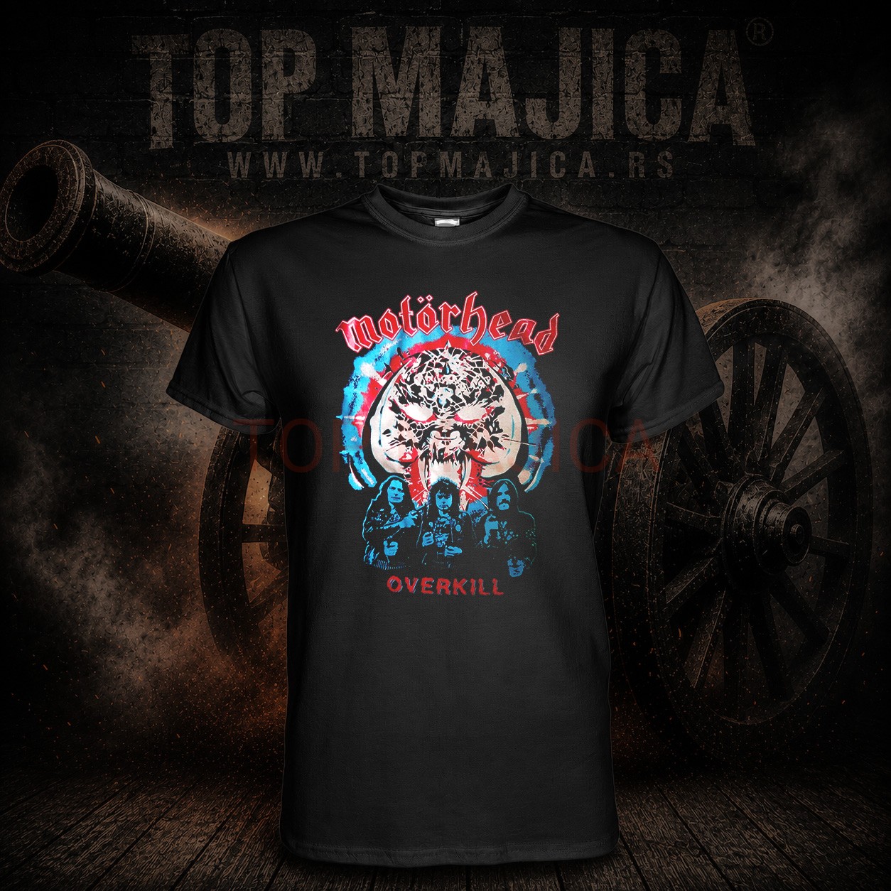 Motorhead overkill majica novo Motorhead Overkill - Majica crna Motorhead overkill majica novo