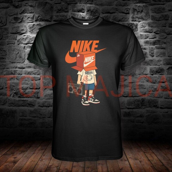 Nirvana Nike edt - Majica crna