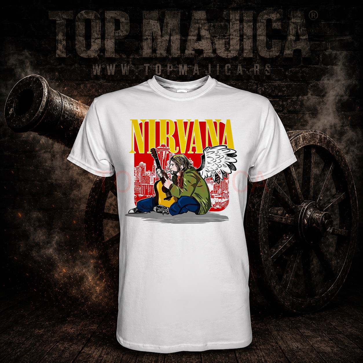 Nirvana angel majica Nirvana angel art majica
