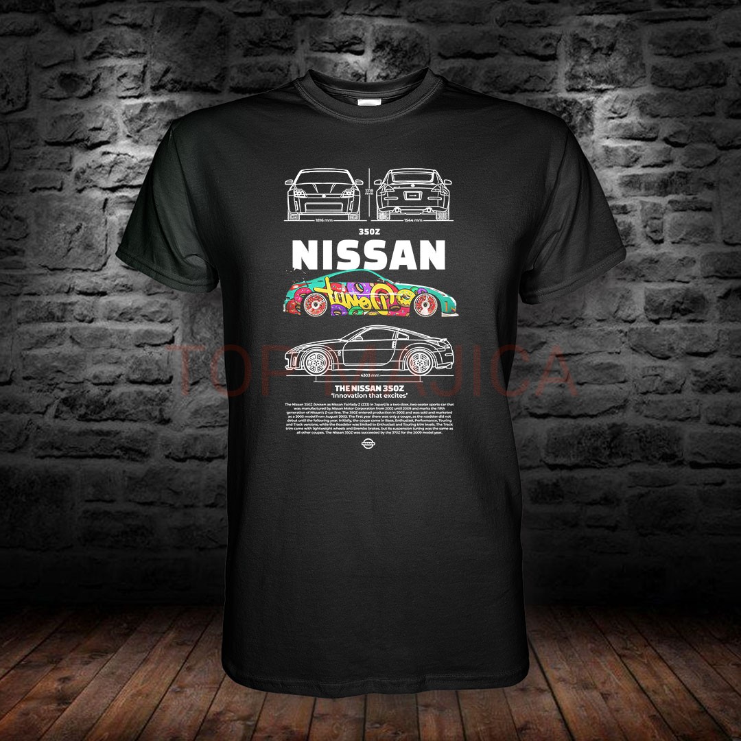 Nissan 350Z crna majica Nissan 350Z - Majica crna Nissan 350Z crna majica