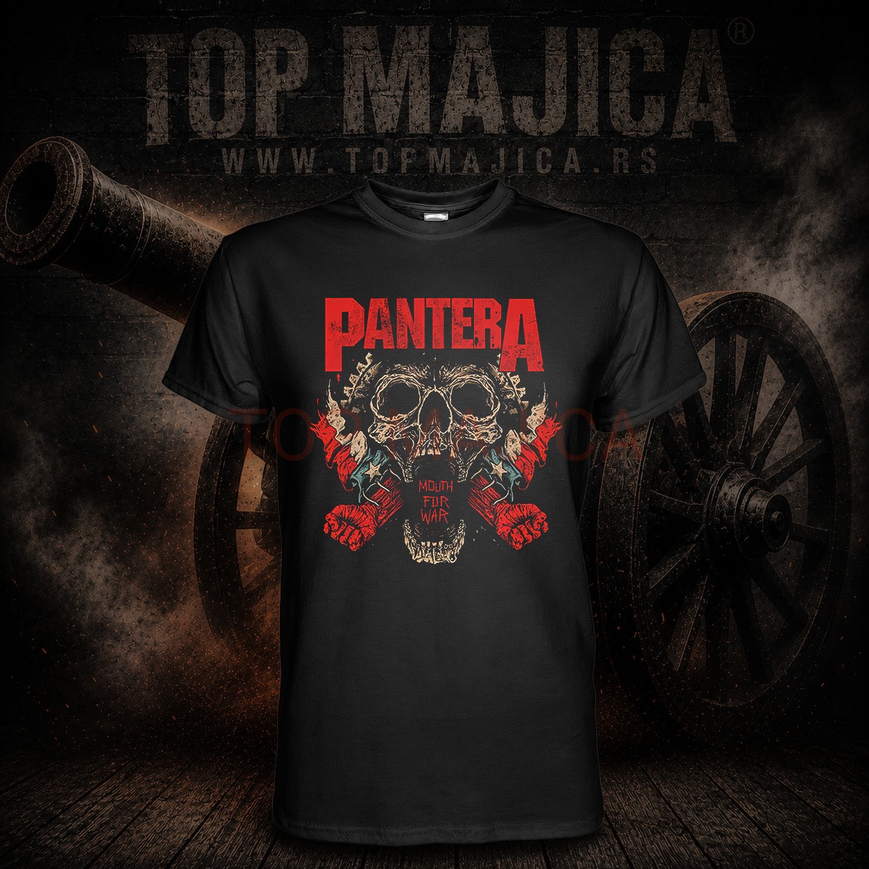 Pantera majica crna Pantera majica crna top