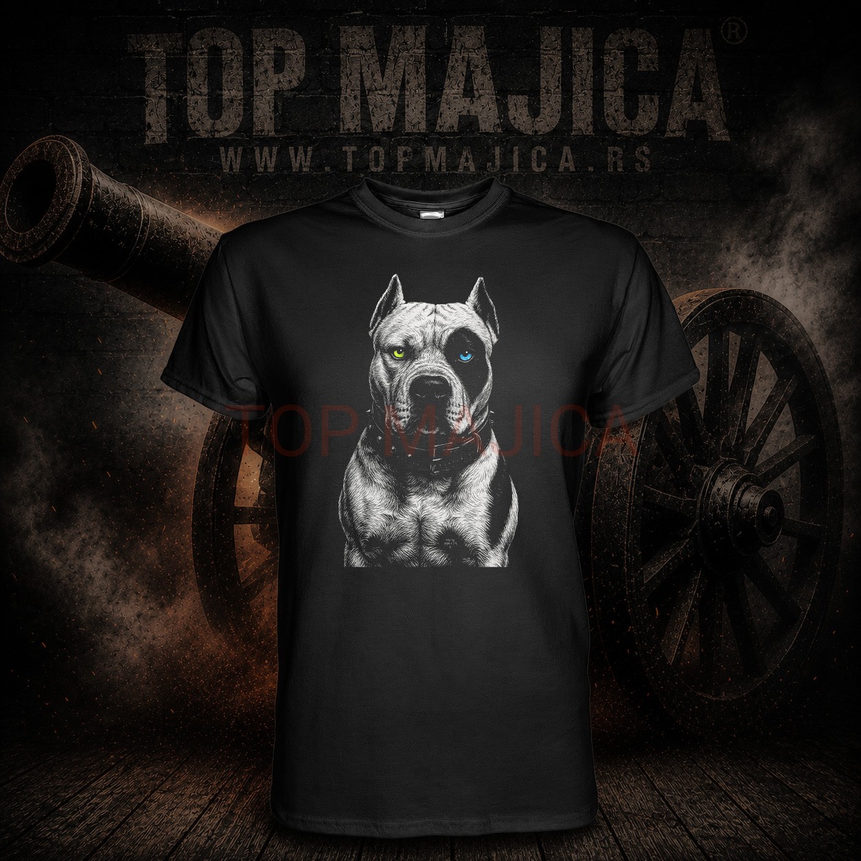 Pit Bull - Top majica crna Pit Bull top majica