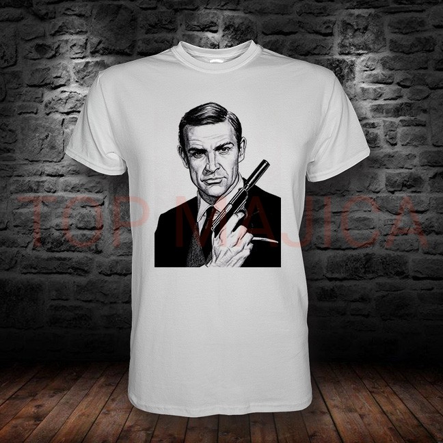 SEAN CONNERY 007 James Bond 007 - Son Koneri - Majica bela SEAN CONNERY 007