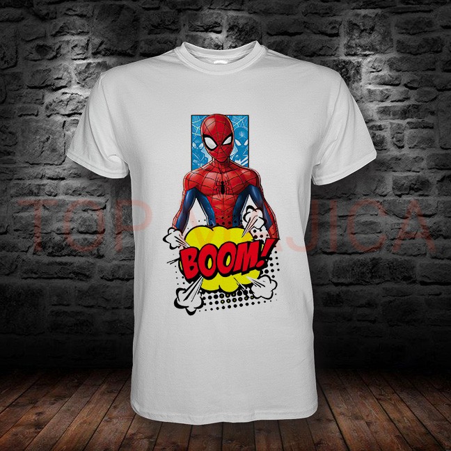 SPIDERMAN BOOM Spiderman Boom - Majica bela SPIDERMAN BOOM
