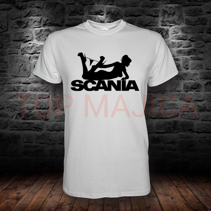 Scania - Majica bela Scania bela majica