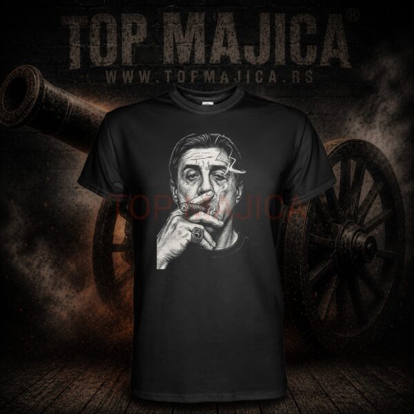 Silvester Stalone art - Majica crna