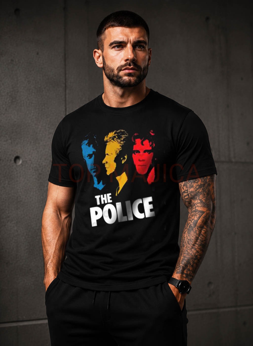 The Police majica novo The Police majica crna The Police majica novo