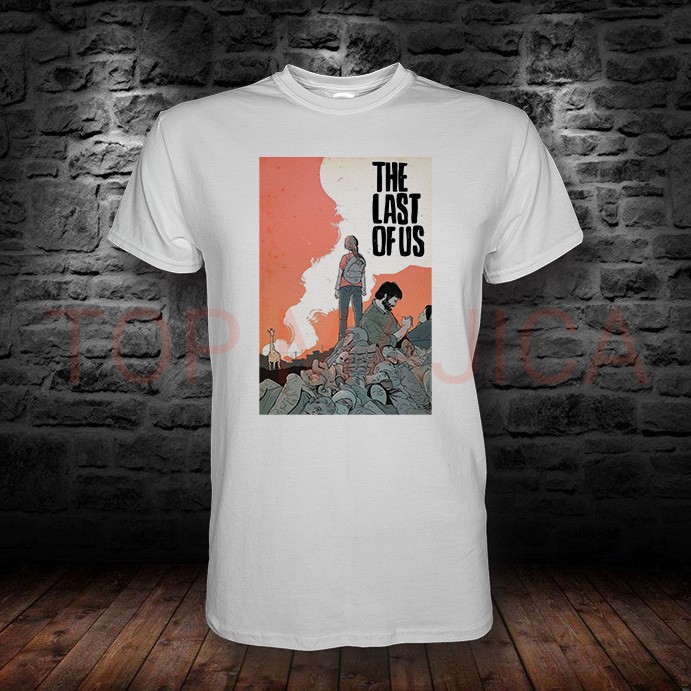 The last of us game - Majica bela The last of us WD