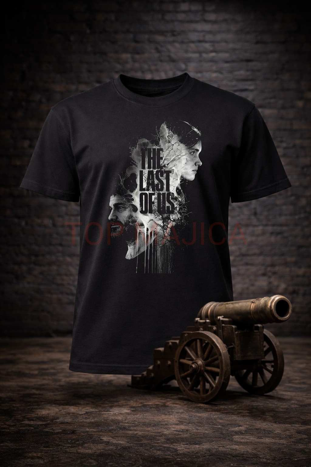 The last of us - Majica top crna u svim velicinama The last of us new crna