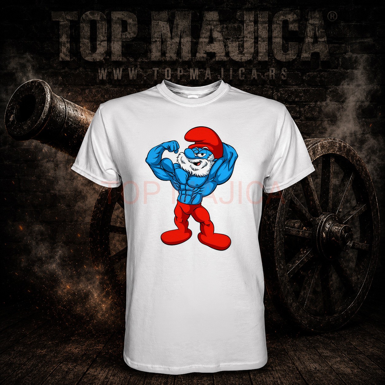 Veliki Strumf gym edition Veliki strumf gym edition majica