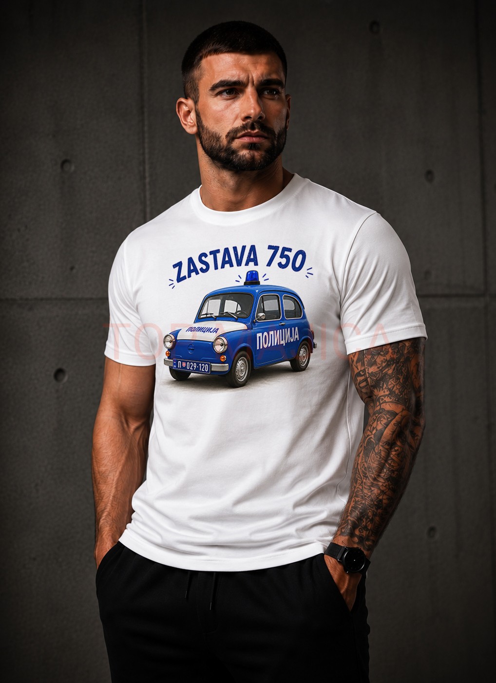 Zastava 750 policija majica Fica - Zastava 750 Policija - Majica Zastava 750 policija majica