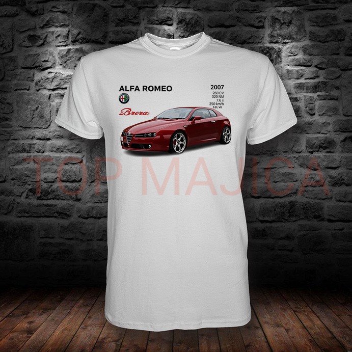 alfa romeo brera majica Alfa Romeo Brera - Majica bela alfa romeo brera majica
