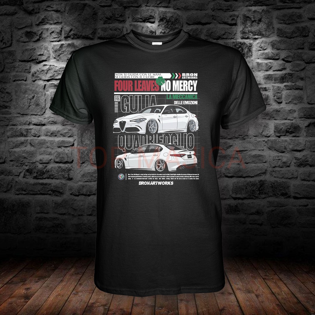alfa romeo quadrifoglio crna majica Alfa Romeo Quadrifoglio - Majica crna alfa romeo quadrifoglio crna majica