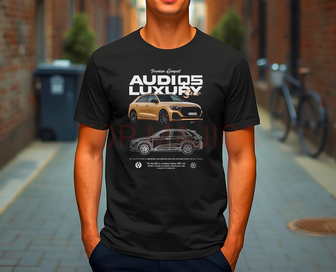 Audi Q5 Luxury - Majica crna audi Q5 majica