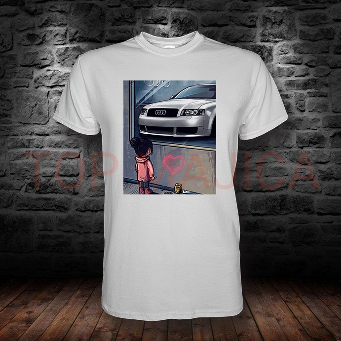 Audi A4 B6 - Majica bela audi a4 b6 bela majica