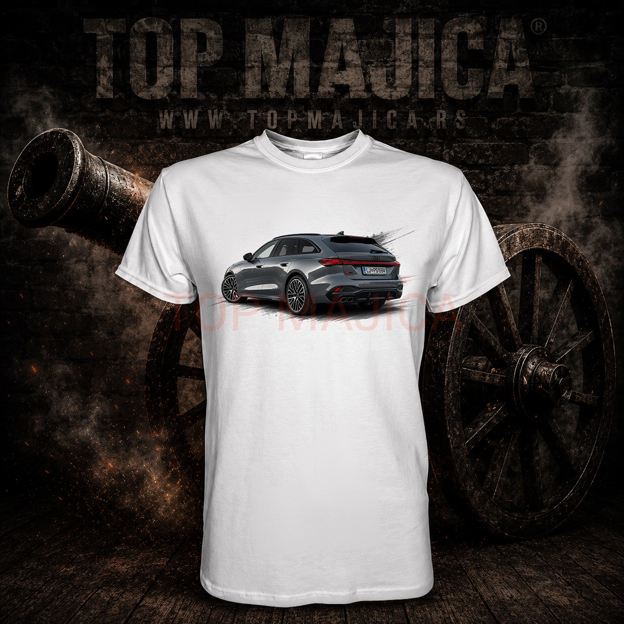 Audi A5 2025 - Majica bela audi a5 novi