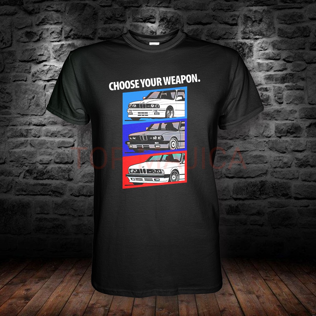 BMW - Choose your weapon - Majica crna bmw choose your weapon