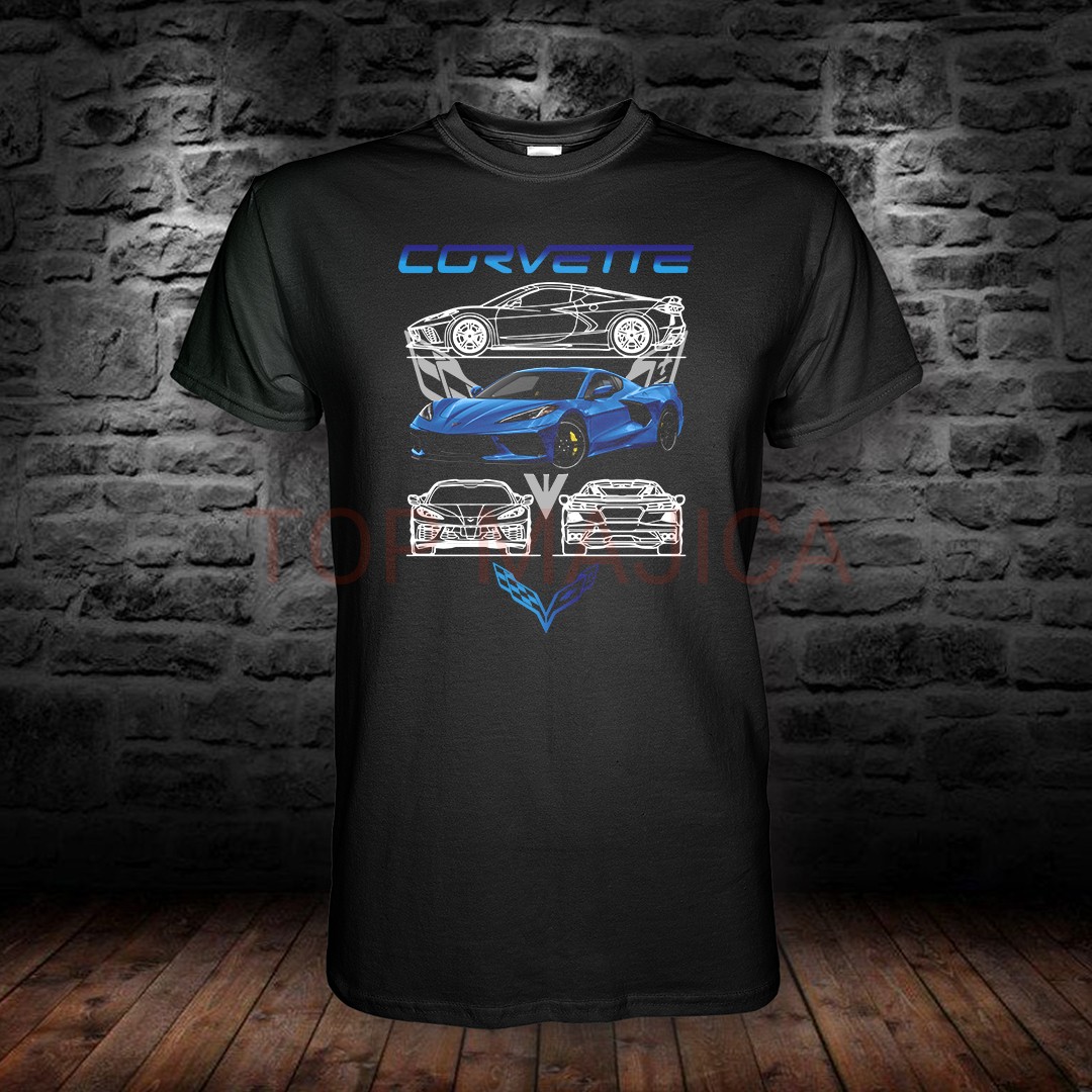 corvette korveta majica Korveta - Corvette blue - Majica crna corvette korveta majica