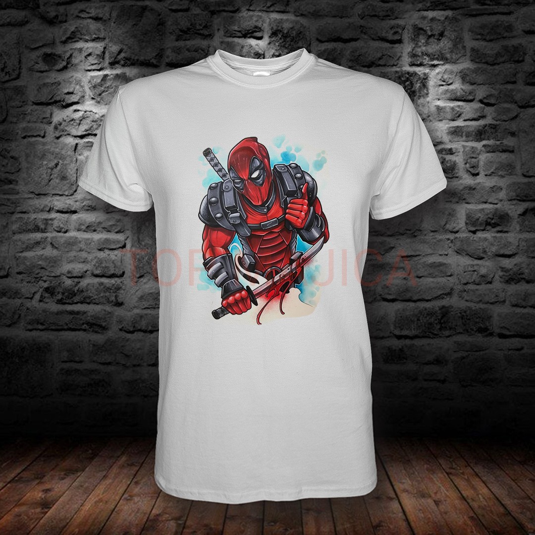 dedapool knife Deadpool knife - Majice bela dedapool knife