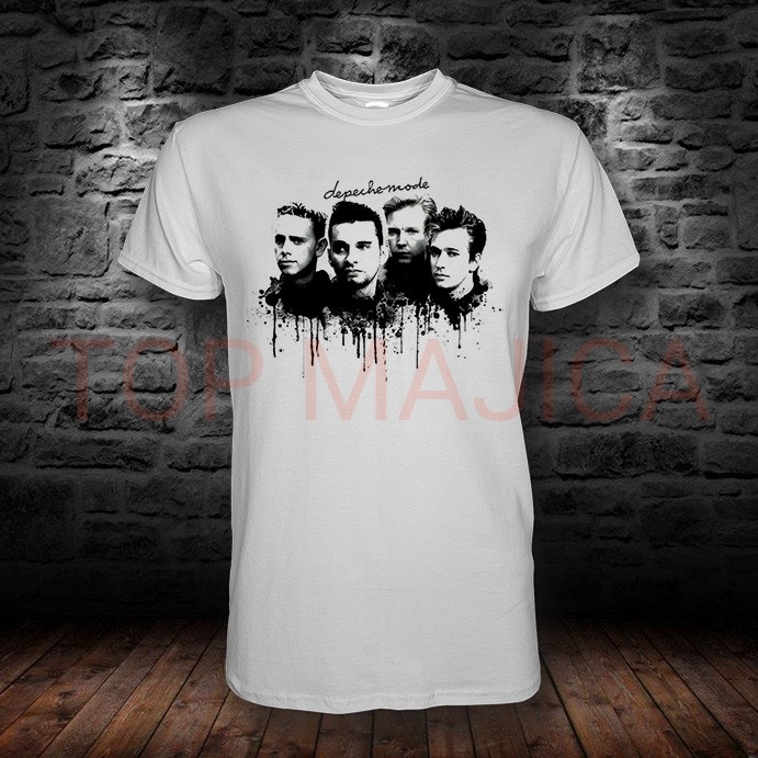 depeche mode art top majica bela Depeche Mode bela majica depeche mode art top majica bela
